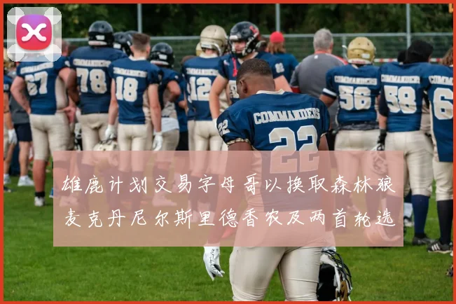雄鹿计划交易字母哥以换取森林狼麦克丹尼尔斯里德香农及两首轮选秀权